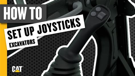 mini digger joystick|cat excavator joystick controls.